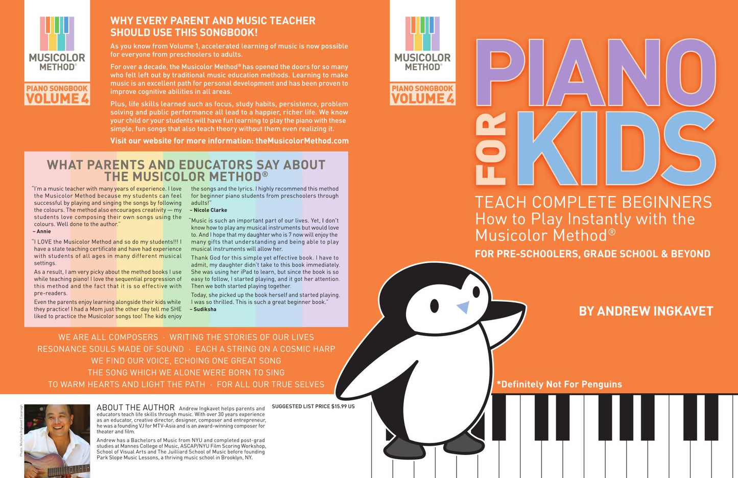 Piano For Kids Volume 4 - PHYSICAL BOOK