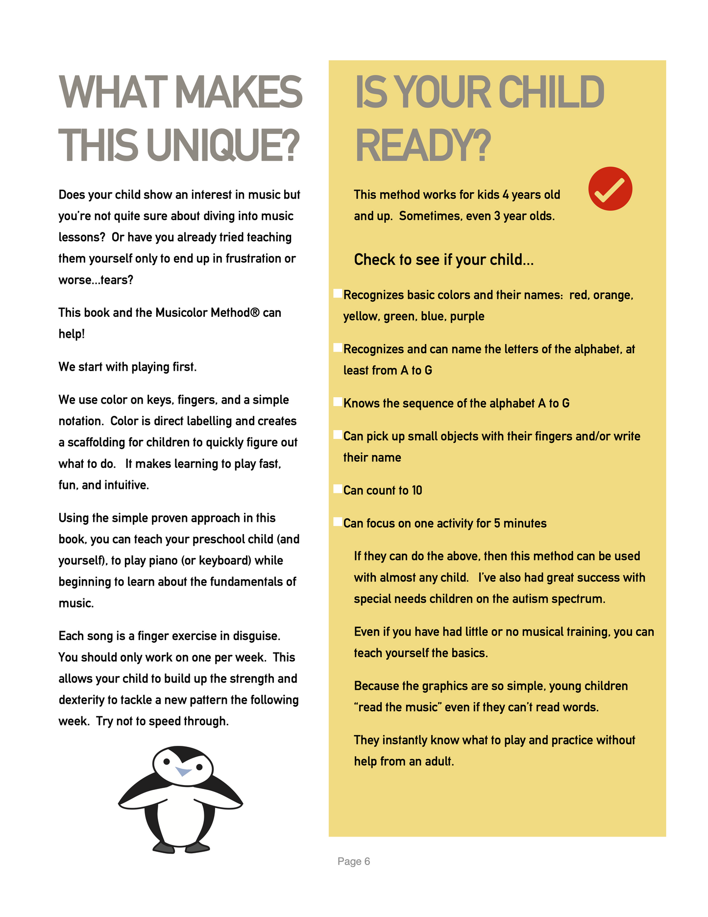 Piano For Kids Volume 1 - Physical Book