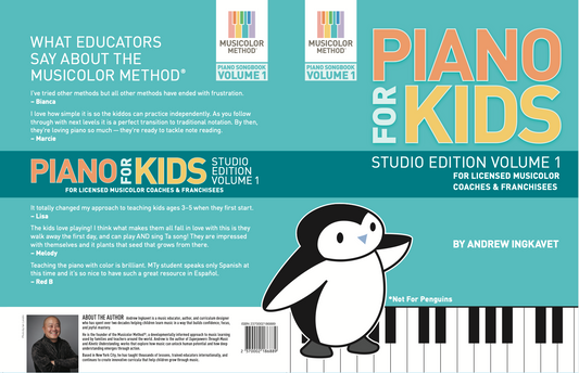 STUDIO EDITION PIANO FOR KIDS VOL 1 - 5 PACK