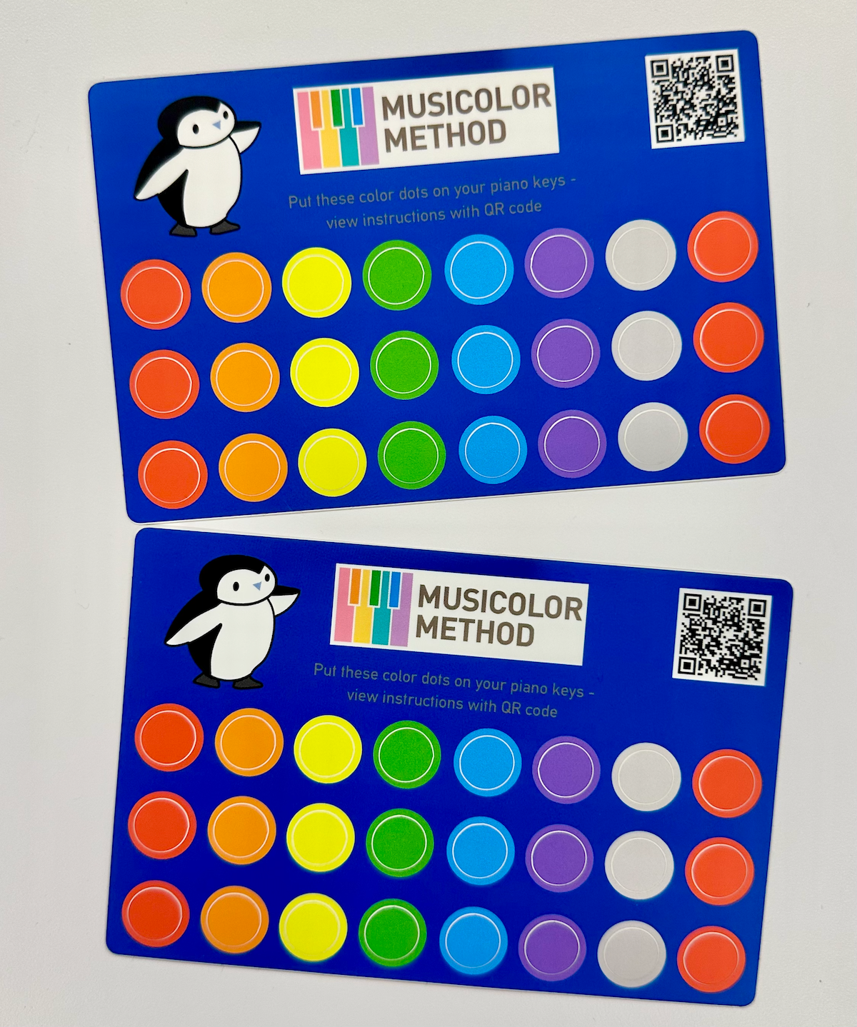 Musicolor Keyboard Stickers - 2 pack