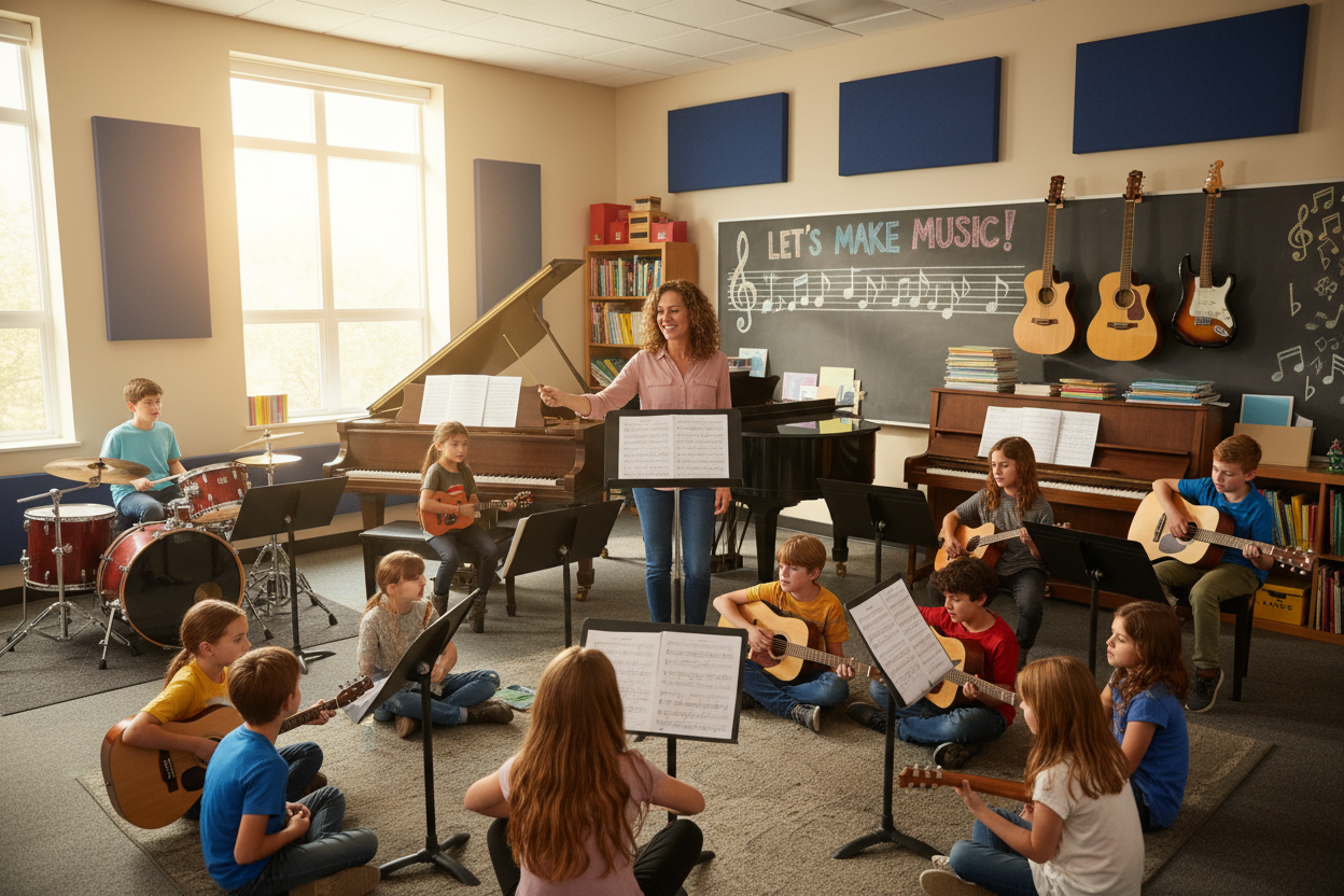 not should be classic classroom it should be a music classroom