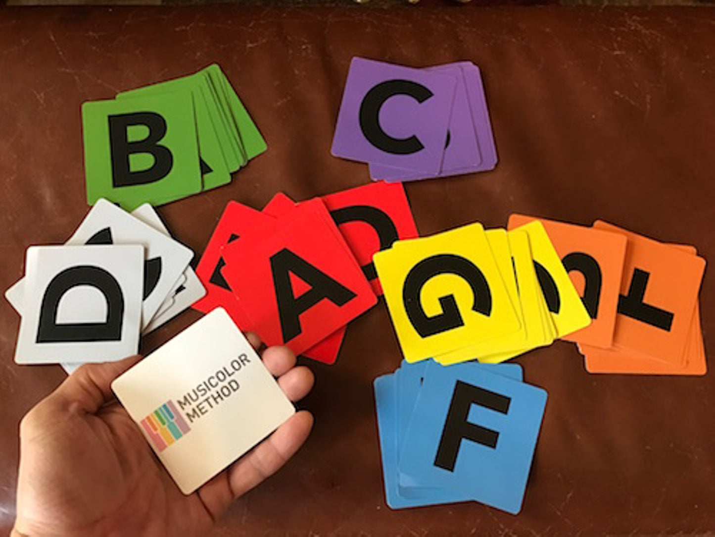 Musicolor Alphabet Cards - PHYSICAL CARD DECK