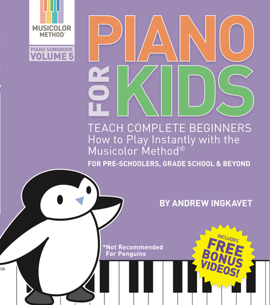 Piano For Kids Volume 5- Physical Book