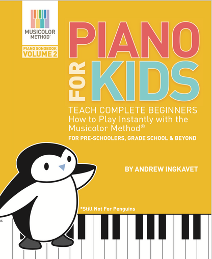 Piano For Kids Volume 2 - PHYSICAL BOOK