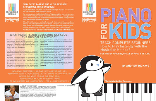 Piano For Kids Volume 4 - PHYSICAL BOOK