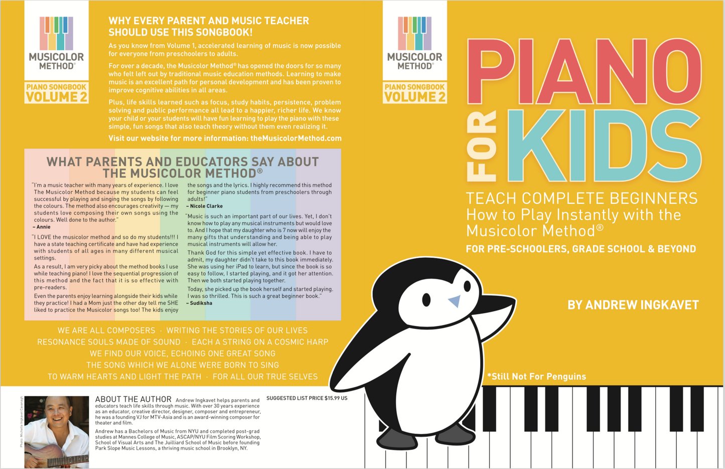 Piano For Kids Volume 2 - PHYSICAL BOOK